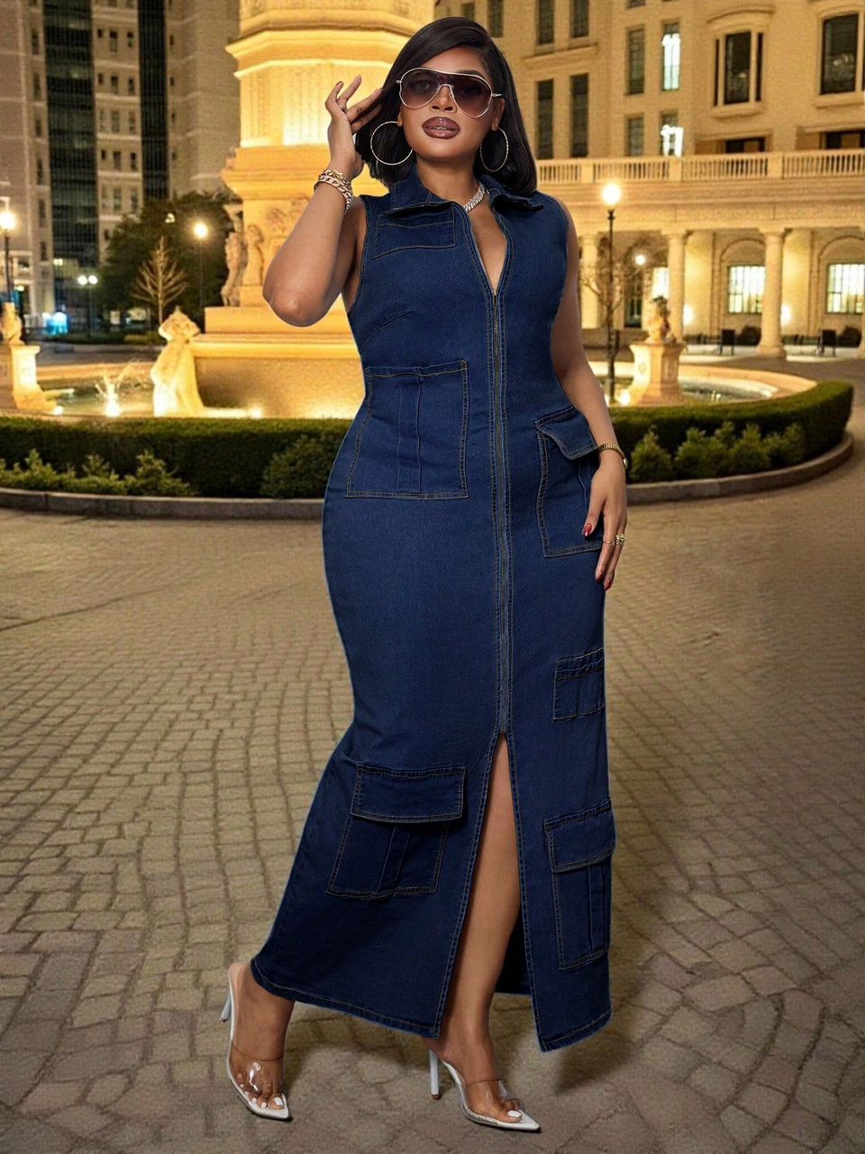 robes dames chic en jeans