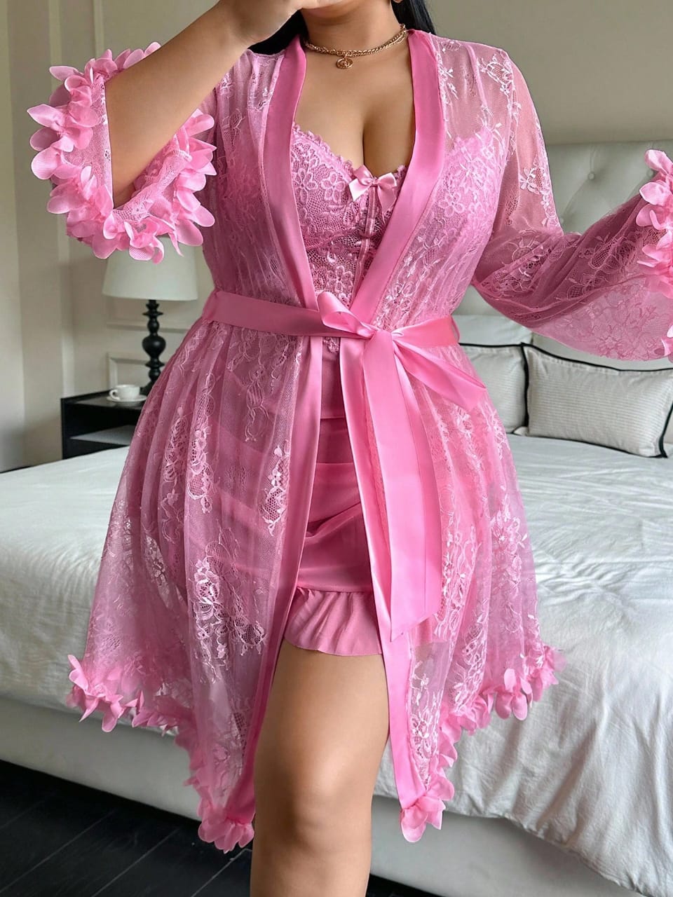 robe en dentelle df