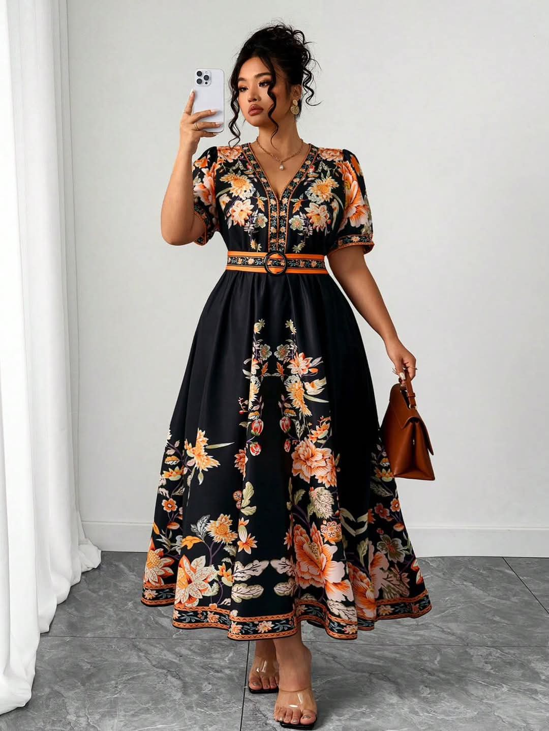 Robe pour grande dame