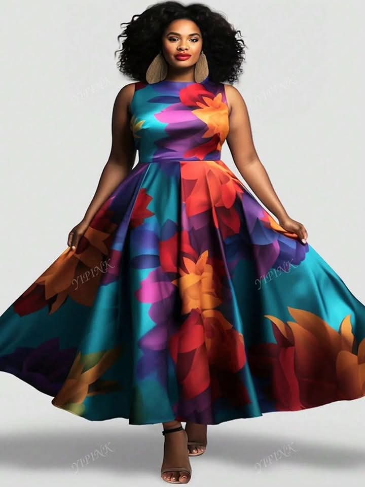 Jolie robe pour grande dame