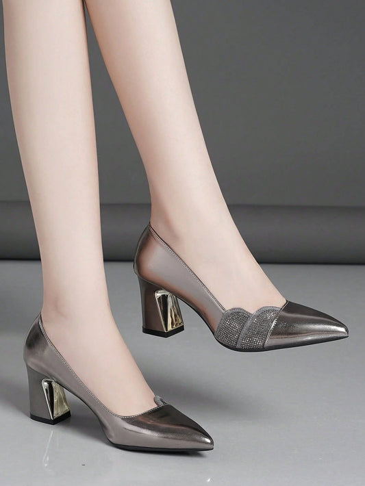 Chaussure femme argenté