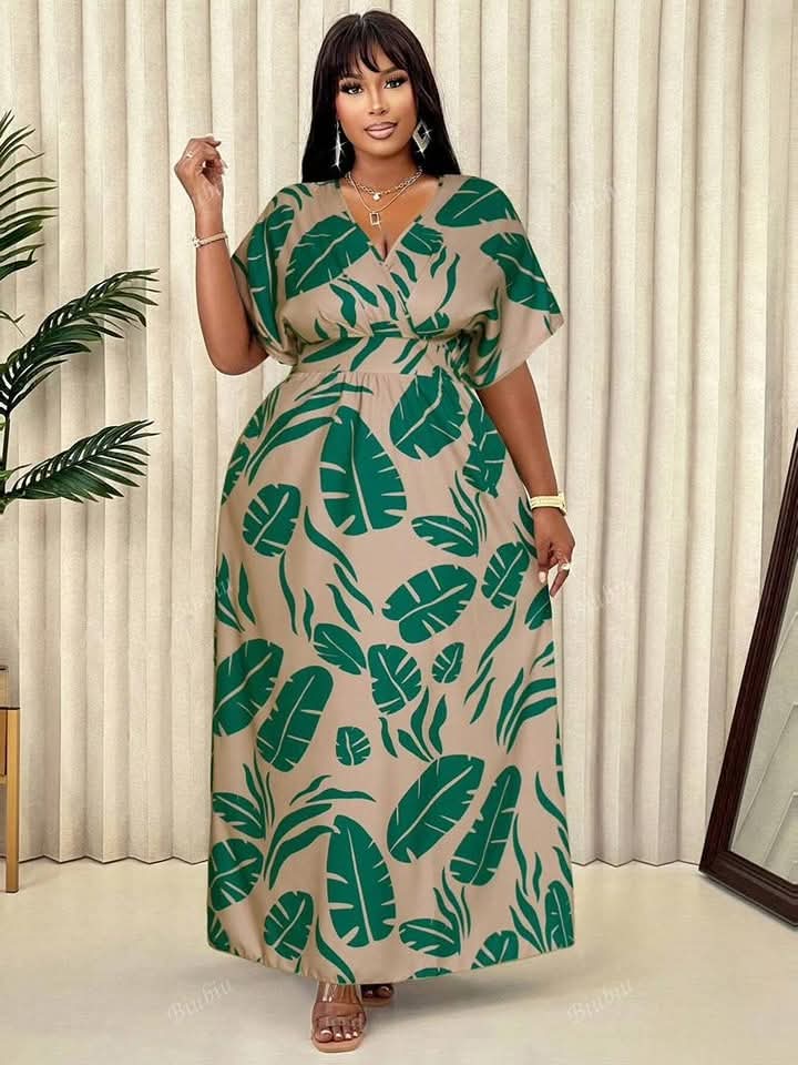 Robe maxi pour  grande dame
